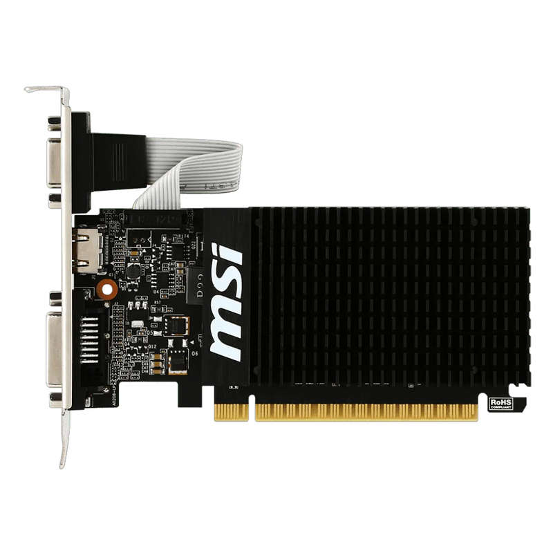 MSI GeForce GT 710 2GD3H Low Profile Graphics Card