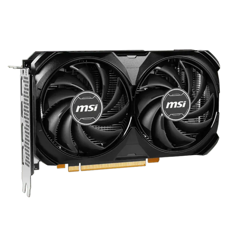 MSI GeForce RTX 4060 Ventus 2X Black 8GB OC GDDR6 Graphics Card
