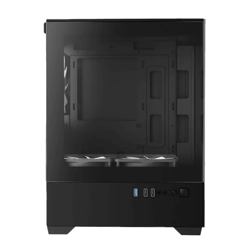 ATX Mid Tower Gaming Case with ARGB Fans & Tempered Glass