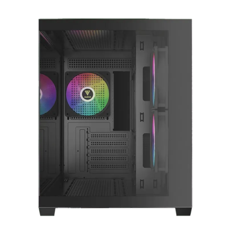 Gamdias AURA GC10M Gaming Case - Sleek Black Mid-Tower