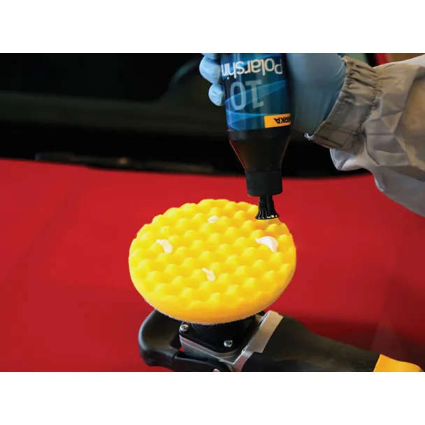 MIRKA Golden Finish Pad-1, Yellow Waffle, 155mmx22mm, 2/pack