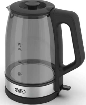 Defy Voltran 1.7L Glass Kettle