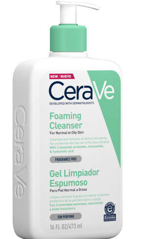 CeraVe Foaming Facial Cleanser For Normal To Oily Skin 473ml
