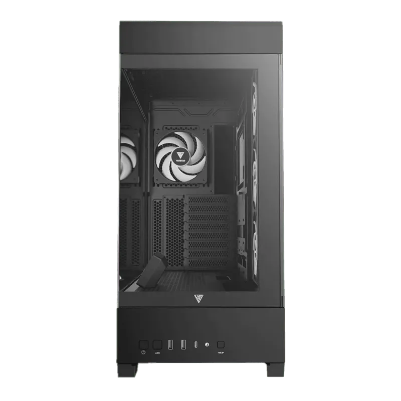Gamdias Atlas P1 Black Gaming Case - Ultimate Cooling & Style