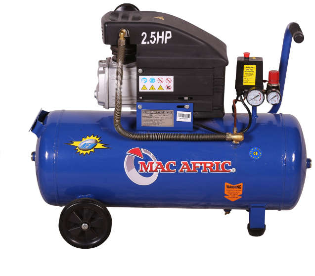 MAC AFRIC 50 Litre 1.5 KW (2 HP) 230 V Direct Drive Compressor