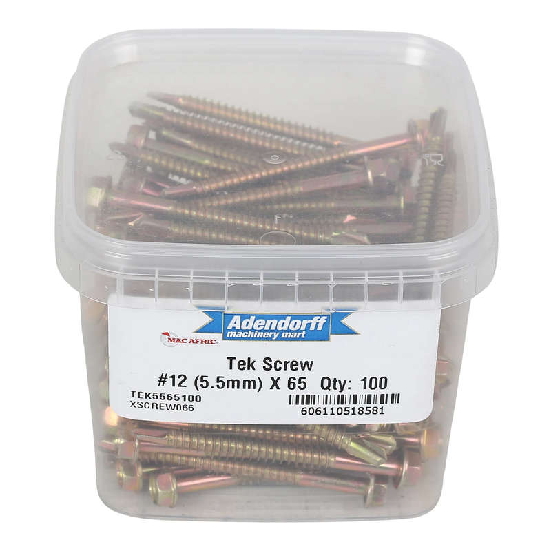 Tek Screw #12 5.5MM x 65 MM