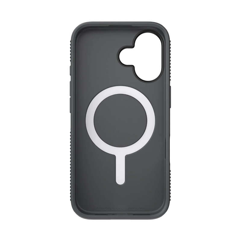 Speck Candyshell Grip MagSafe Case  Apple iPhone 16  Black & Slate Grey