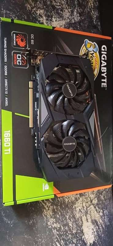 Gigabyte GTX 1660 Ti 6GB GDDR6 Graphics Card  With Original Box