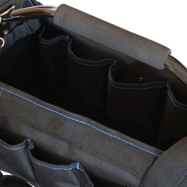 Heavy Duty Tool Bag with Steel Handle and Cover