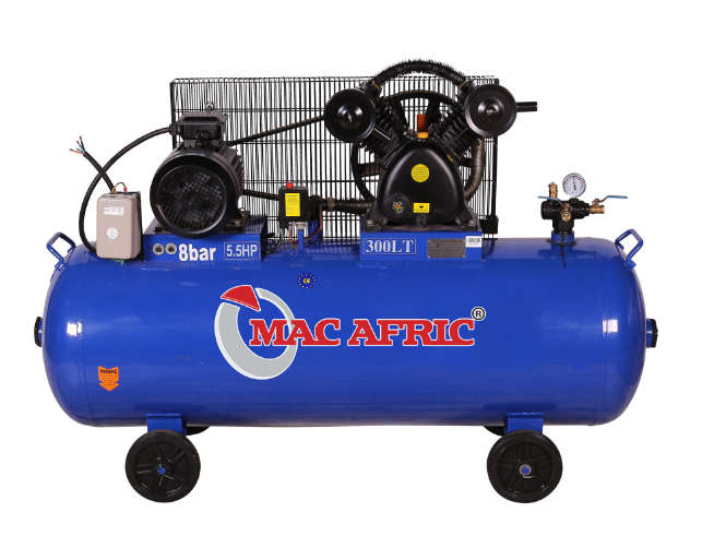 300L 3.6 KW (5 HP) 380 V Belt-Driven V-Type Air Compressor