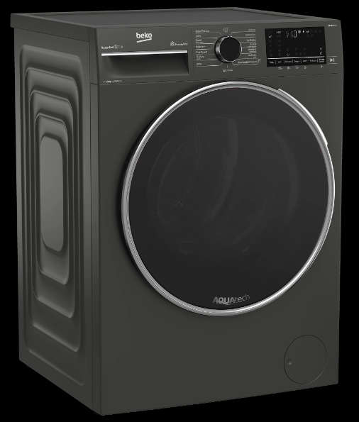 Beko 9 kg Grey Front Loader Washing Machine - BAW202