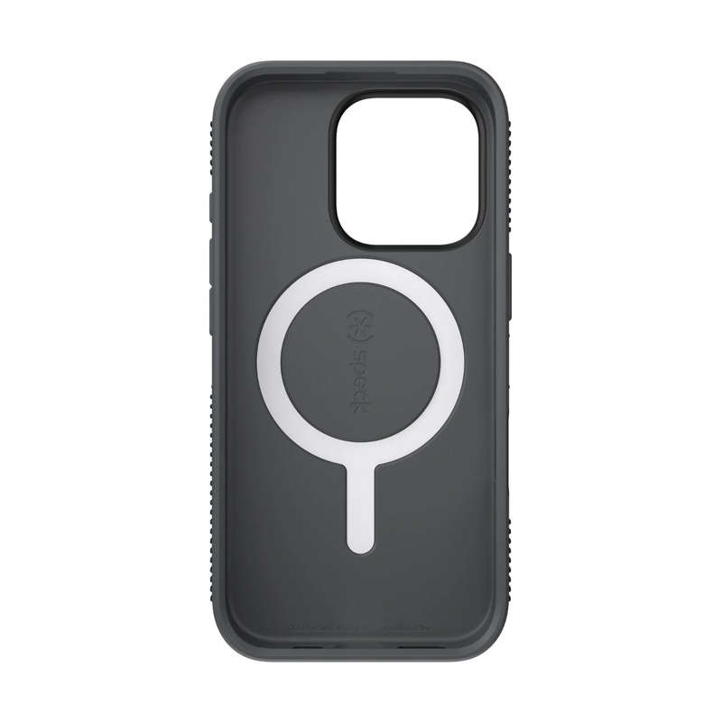 Speck Candyshell Grip MagSafe Case  Apple iPhone 16 Pro  Black & Slate Grey