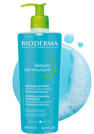 Bioderma Sebium Foaming Gel Cleanser 500 ml
