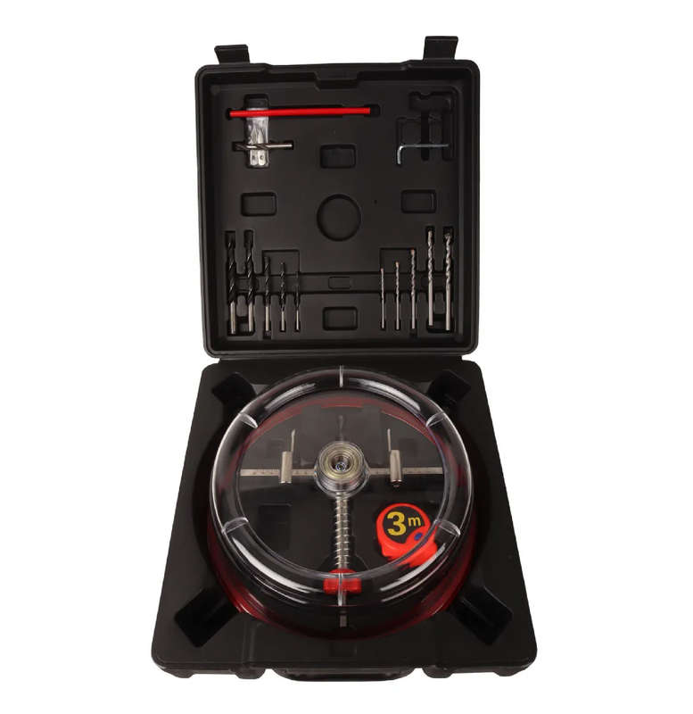 ADJUSTABLE CIRCLE CUTTER SET 40-200mm