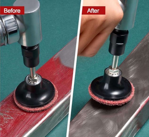Angle Air Die Grinder with Sanding Pad + Stones