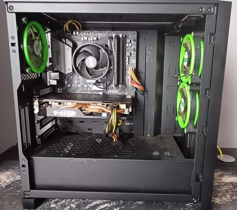 Ryzen 5 Gaming PC - RX 580 8GB - 16GB DDR4 - 128GB NVMe + 1,5TB HDD