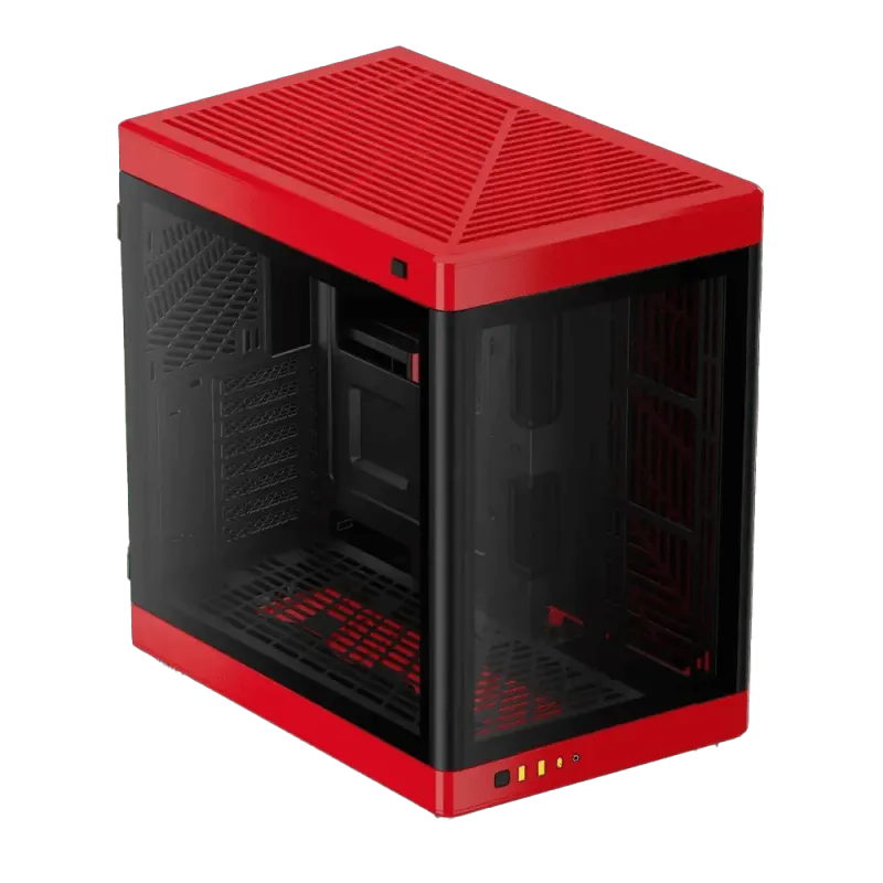 Gamdias Neso P1 Gaming Case in Black and Red