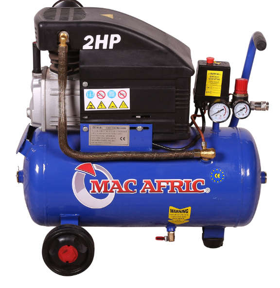MAC AFRIC 24 Litre 1.5 KW (2 HP) 230 V Direct Drive Compressor