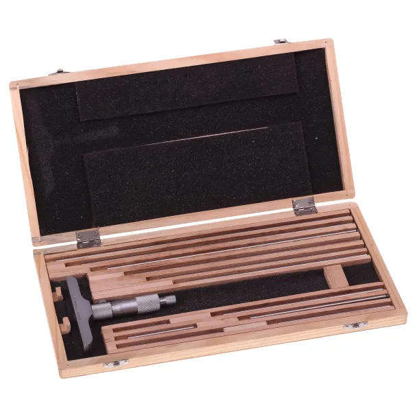 Vernier Depth Gauge with Interchangeable Rods (0300 mm)