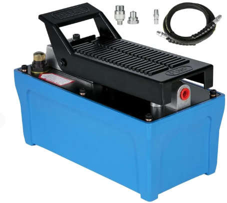 10,000 PSI Pneumatic Powered Hydraulic Actuated Foot Pump