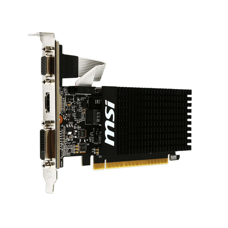 MSI GeForce GT 710 2GD3H Low Profile Graphics Card