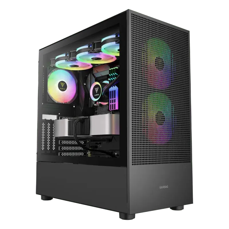 Gamdias TALOS E3 MESH Elite Gaming Case - Black