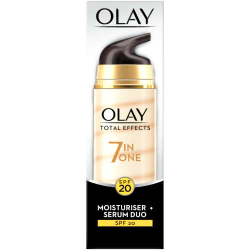 Olay Total Effects SPF20 7-in-1 Moisturiser & Serum Duo 40ml