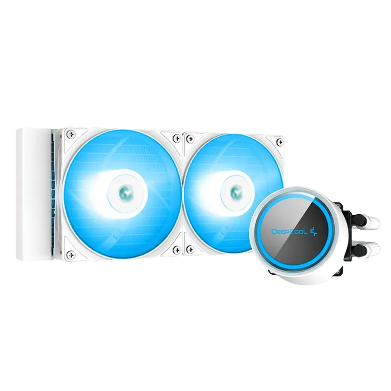 Deepcool GAMMAXX L240 A-RGB Liquid CPU Cooler - White Design