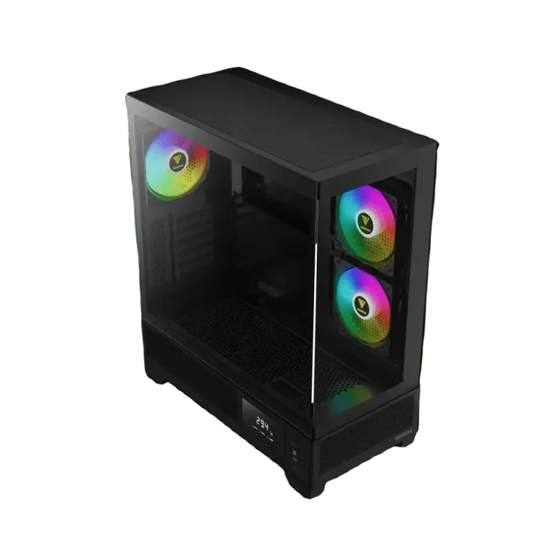 Gamdias Atlas M1 Black Tempered Glass Gaming Case Overview