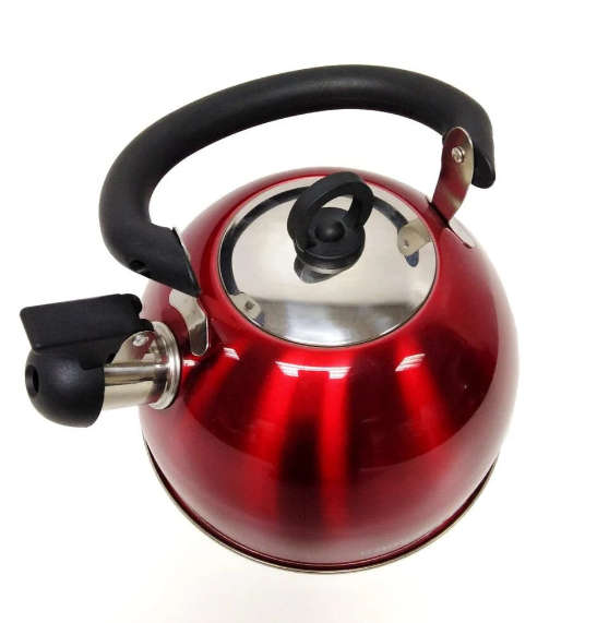 Campfire Whistling Kettle Red 2.5L