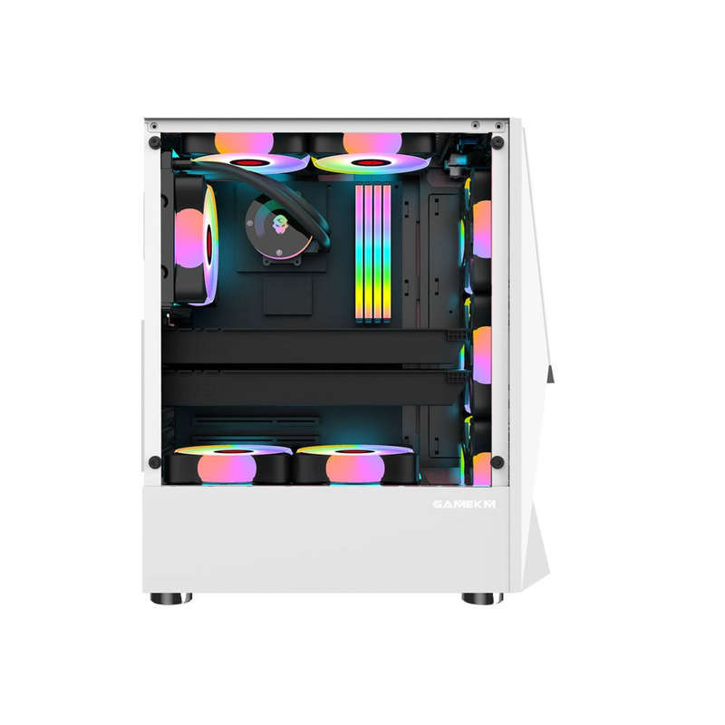 Armaggeddon Tritron 1 Dual Chamber ATX Gaming Case - White