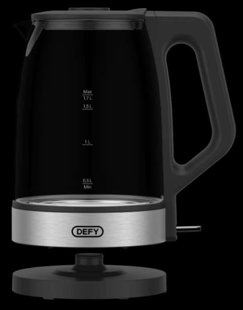 Defy Voltran 1.7L Glass Kettle