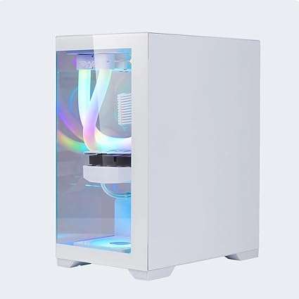 Armaggeddon Aquaron Advanced MicroATX Gaming Case - White