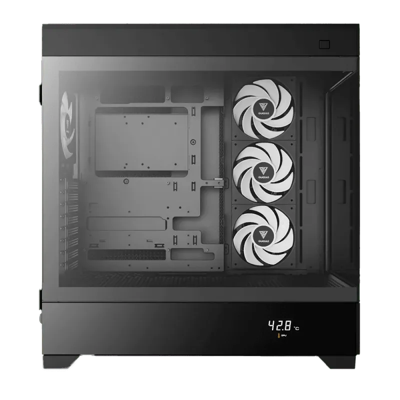 Gamdias Atlas P1 Black Gaming Case - Ultimate Cooling & Style