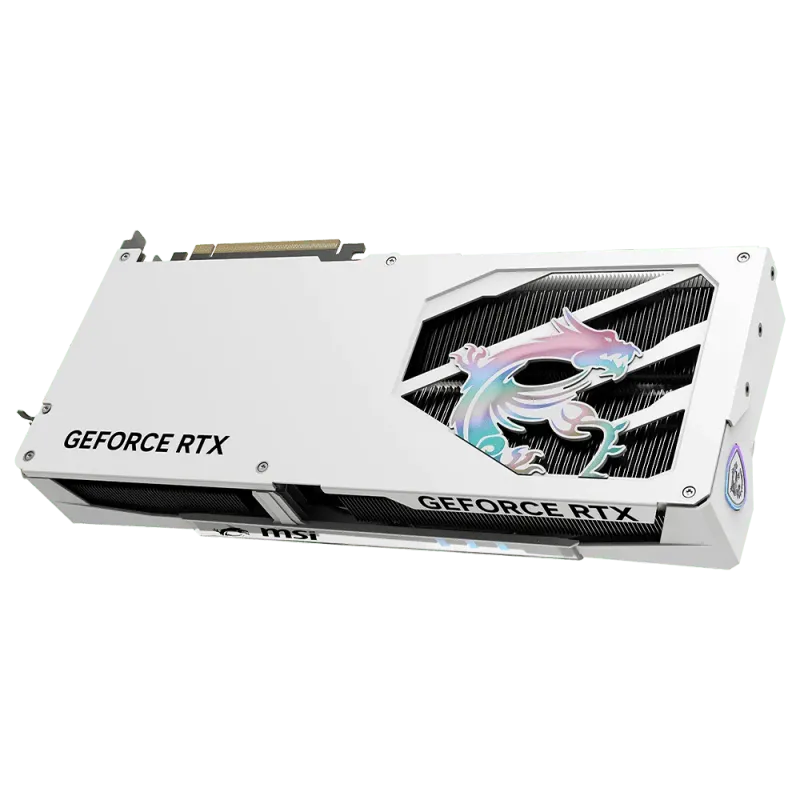 MSI GeForce RTX 5070 12GB Gaming Trio OC Graphics Card - White