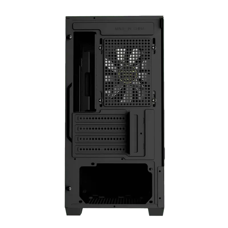 ATX Mid Tower Gaming Case with ARGB Fans & Tempered Glass