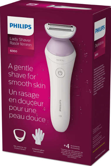 Philips Lady Shaver Series 6000 Cordless shaver Wet and Dry BRL136/00