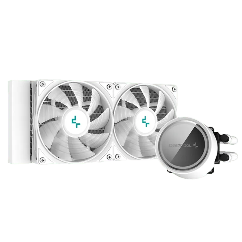 Deepcool GAMMAXX L240 A-RGB Liquid CPU Cooler - White Design