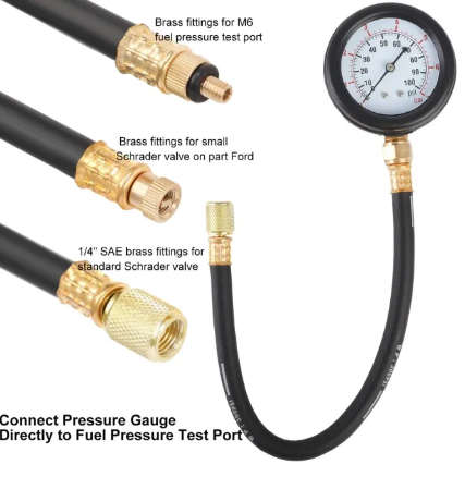 Fuel Injection Pump Pressure Tester Gauge Kit