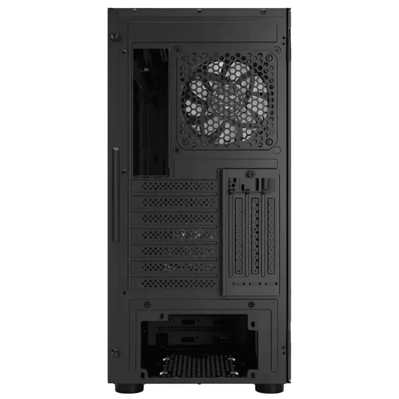 Gamdias Argus M4 Tempered Glass Gaming Case - Black