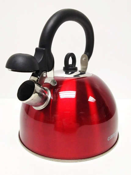 Campfire Whistling Kettle Red 2.5L