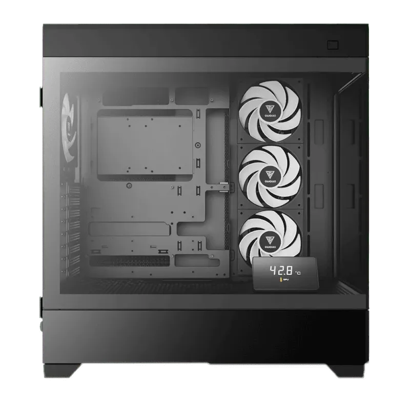 Gamdias Atlas P1 Black Gaming Case - Ultimate Cooling & Style