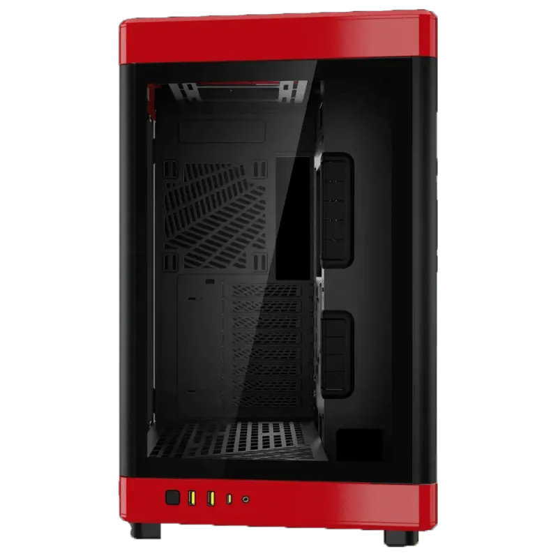 Gamdias Neso P1 Gaming Case in Black and Red