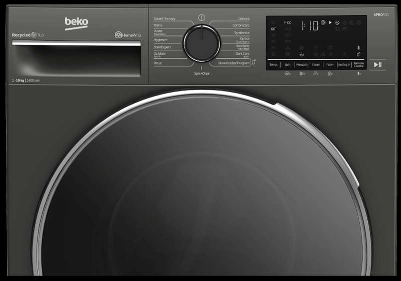 Beko 10 kg Washing machine Grey Front Loader BAW201