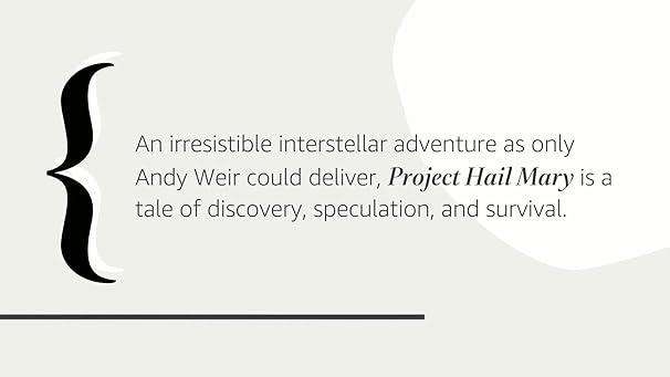 Project Hail Mary: The Sunday Times Bestseller  Paperback