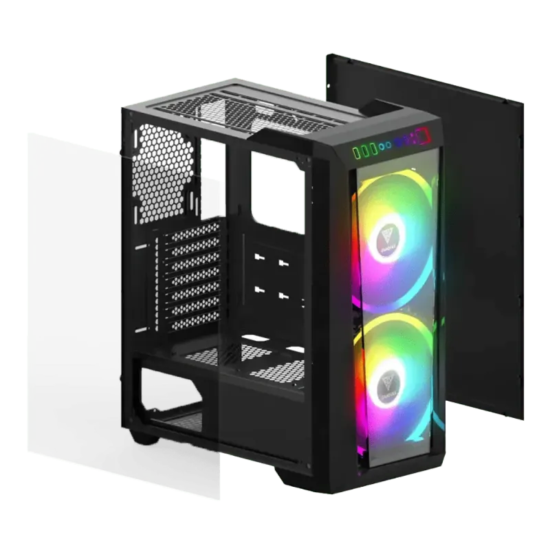 Gamdias APOLLO M2 Tempered Glass Gaming Case