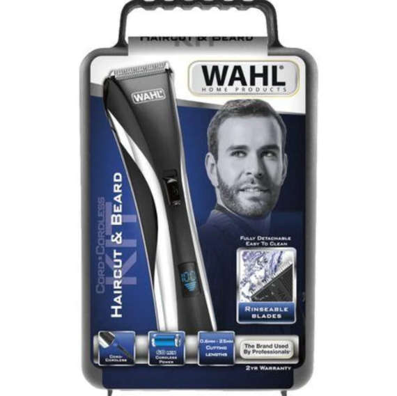 Wahl Cord Cordless Rechargeable Haircut & Beard Lcd 13 Piece