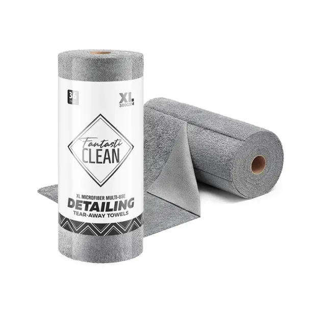 Tear-Away Detailing Microfiber Towels  36 Pack Grey