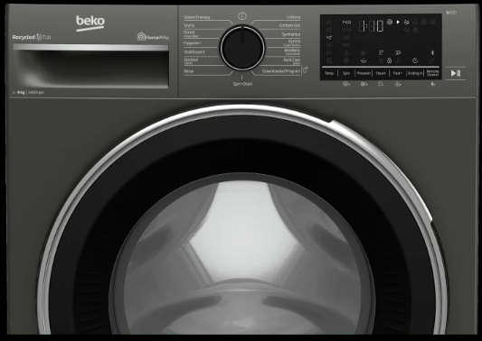 Beko 9 kg Grey Front Loader Washing Machine - BAW202