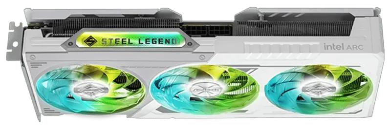ASRock Intel ARC B580 Steel Legend OC 12GB Graphics Card  Ultimate Gaming Performance